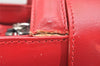 Authentic BVLGARI BVLGARI BVLGARI Leather 2way Shoulder Hand Bag Red 4333K