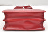 Authentic BVLGARI BVLGARI BVLGARI Leather 2way Shoulder Hand Bag Red 4333K