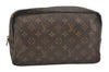 Auth Louis Vuitton Monogram Trousse Toilette 28 Clutch Hand Bag M47522 LV 4334J