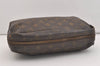 Auth Louis Vuitton Monogram Trousse Toilette 28 Clutch Hand Bag M47522 LV 4334J