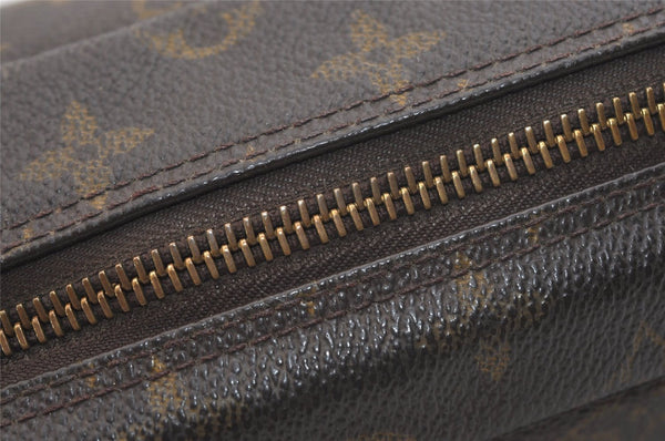 Auth Louis Vuitton Monogram Trousse Toilette 28 Clutch Hand Bag M47522 LV 4334J