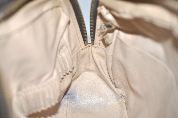 Auth Louis Vuitton Monogram Trousse Toilette 28 Clutch Hand Bag M47522 LV 4334J