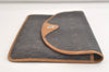 Authentic Christian Dior Honeycomb Clutch Hand Bag Purse PVC Leather Black 4335K