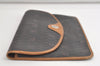 Authentic Christian Dior Honeycomb Clutch Hand Bag Purse PVC Leather Black 4335K