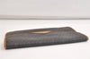 Authentic Christian Dior Honeycomb Clutch Hand Bag Purse PVC Leather Black 4335K