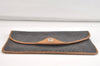 Authentic Christian Dior Honeycomb Clutch Hand Bag Purse PVC Leather Black 4335K
