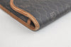 Authentic Christian Dior Honeycomb Clutch Hand Bag Purse PVC Leather Black 4335K