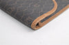 Authentic Christian Dior Honeycomb Clutch Hand Bag Purse PVC Leather Black 4335K