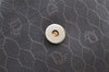 Authentic Christian Dior Honeycomb Clutch Hand Bag Purse PVC Leather Black 4335K