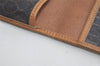 Authentic Christian Dior Honeycomb Clutch Hand Bag Purse PVC Leather Black 4335K