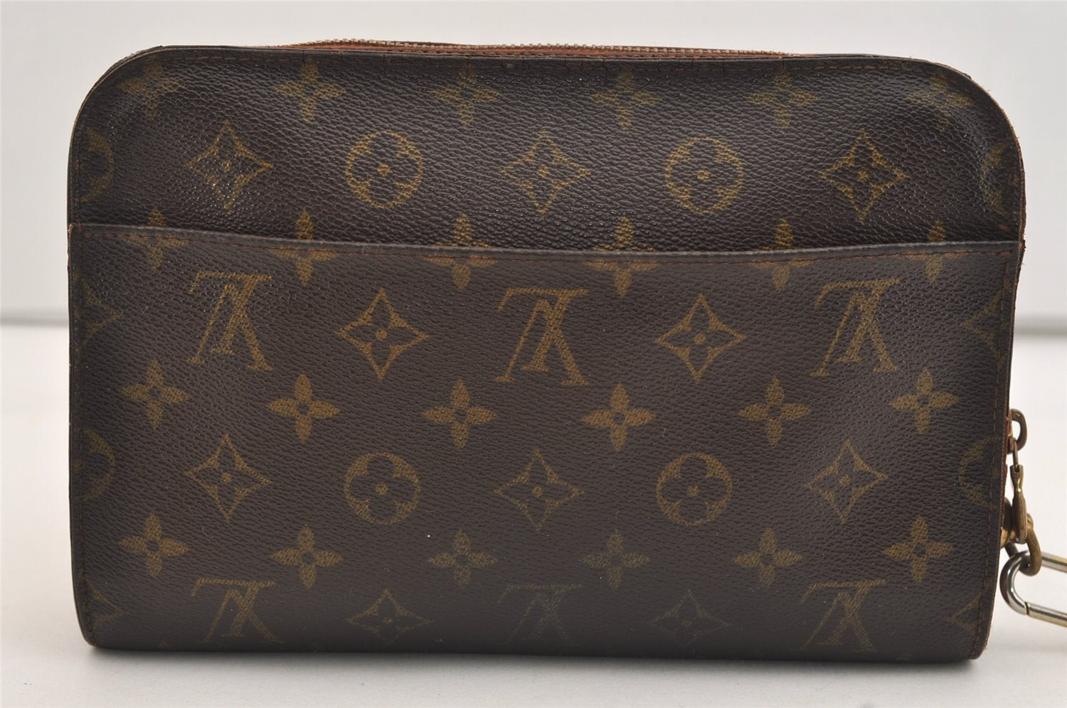 Authentic Louis Vuitton Monogram Orsay Clutch Hand Bag Purse M51790 LV 4336J