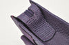 Authentic Salvatore Ferragamo Vara Pouch Purse Leather Purple SF Box Junk 4336K