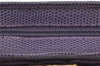 Authentic Salvatore Ferragamo Vara Pouch Purse Leather Purple SF Box Junk 4336K