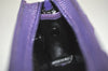 Authentic Salvatore Ferragamo Vara Pouch Purse Leather Purple SF Box Junk 4336K