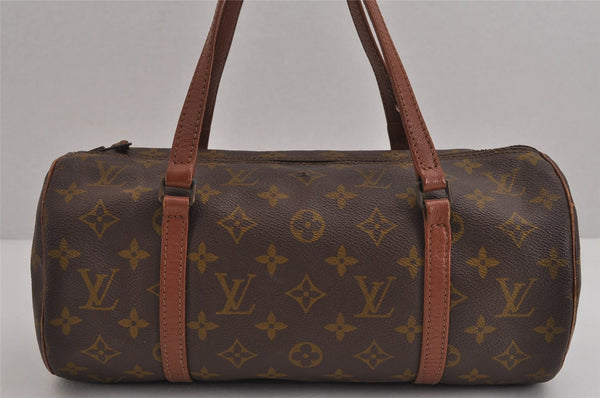 Authentic Louis Vuitton Monogram Papillon 30 Hand Bag Old Model LV 4338J