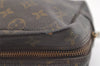 Auth Louis Vuitton Monogram Trousse Toilette 28 Clutch Hand Bag M47522 LV 4338K
