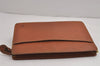 Authentic Louis Vuitton Epi Pochette Homme Clutch Bag Brown M52528 Junk 4339J