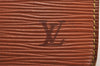 Authentic Louis Vuitton Epi Pochette Homme Clutch Bag Brown M52528 Junk 4339J