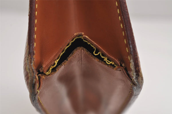 Authentic Louis Vuitton Epi Pochette Homme Clutch Bag Brown M52528 Junk 4339J