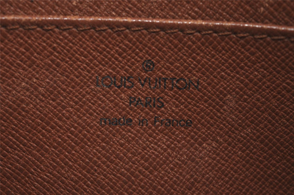 Authentic Louis Vuitton Epi Pochette Homme Clutch Bag Brown M52528 Junk 4339J