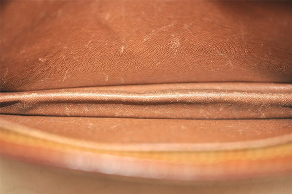 Authentic Louis Vuitton Epi Pochette Homme Clutch Bag Brown M52528 Junk 4339J