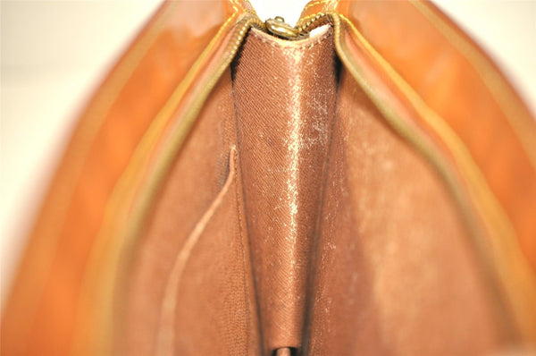 Authentic Louis Vuitton Epi Pochette Homme Clutch Bag Brown M52528 Junk 4339J