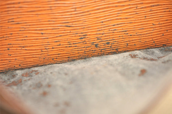 Authentic Louis Vuitton Epi Pochette Homme Clutch Bag Brown M52528 Junk 4339J