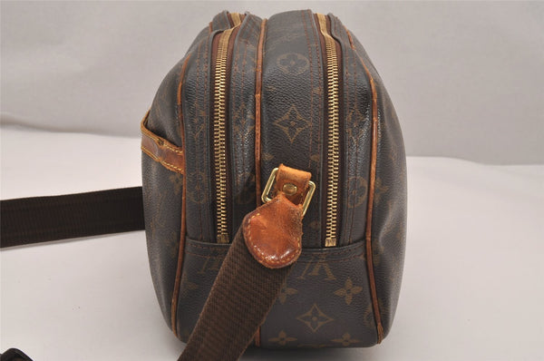 Authentic Louis Vuitton Monogram Reporter PM Shoulder Cross Bag M45254 LV 4340J