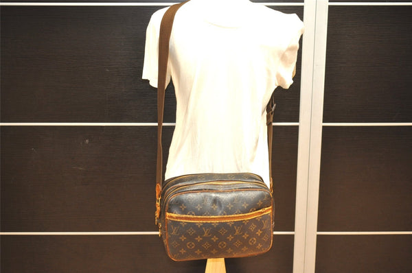 Authentic Louis Vuitton Monogram Reporter PM Shoulder Cross Bag M45254 LV 4340J