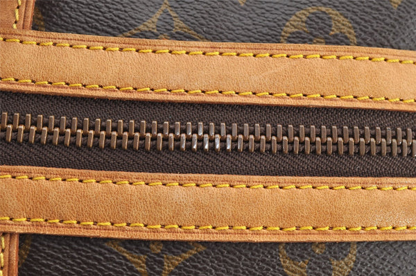 Authentic Louis Vuitton Monogram Sac Souple 45 Hand Boston Bag M41624 LV 4342I