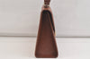 Authentic Burberrys Vintage Leather 2Way Shoulder Hand Bag Purse Brown 4342K