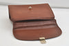 Authentic Burberrys Vintage Leather 2Way Shoulder Hand Bag Purse Brown 4342K