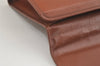 Authentic Burberrys Vintage Leather 2Way Shoulder Hand Bag Purse Brown 4342K