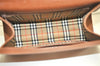 Authentic Burberrys Vintage Leather 2Way Shoulder Hand Bag Purse Brown 4342K