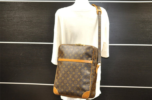 Authentic Louis Vuitton Monogram Danube 28 Shoulder Cross Body Bag LV 4343I