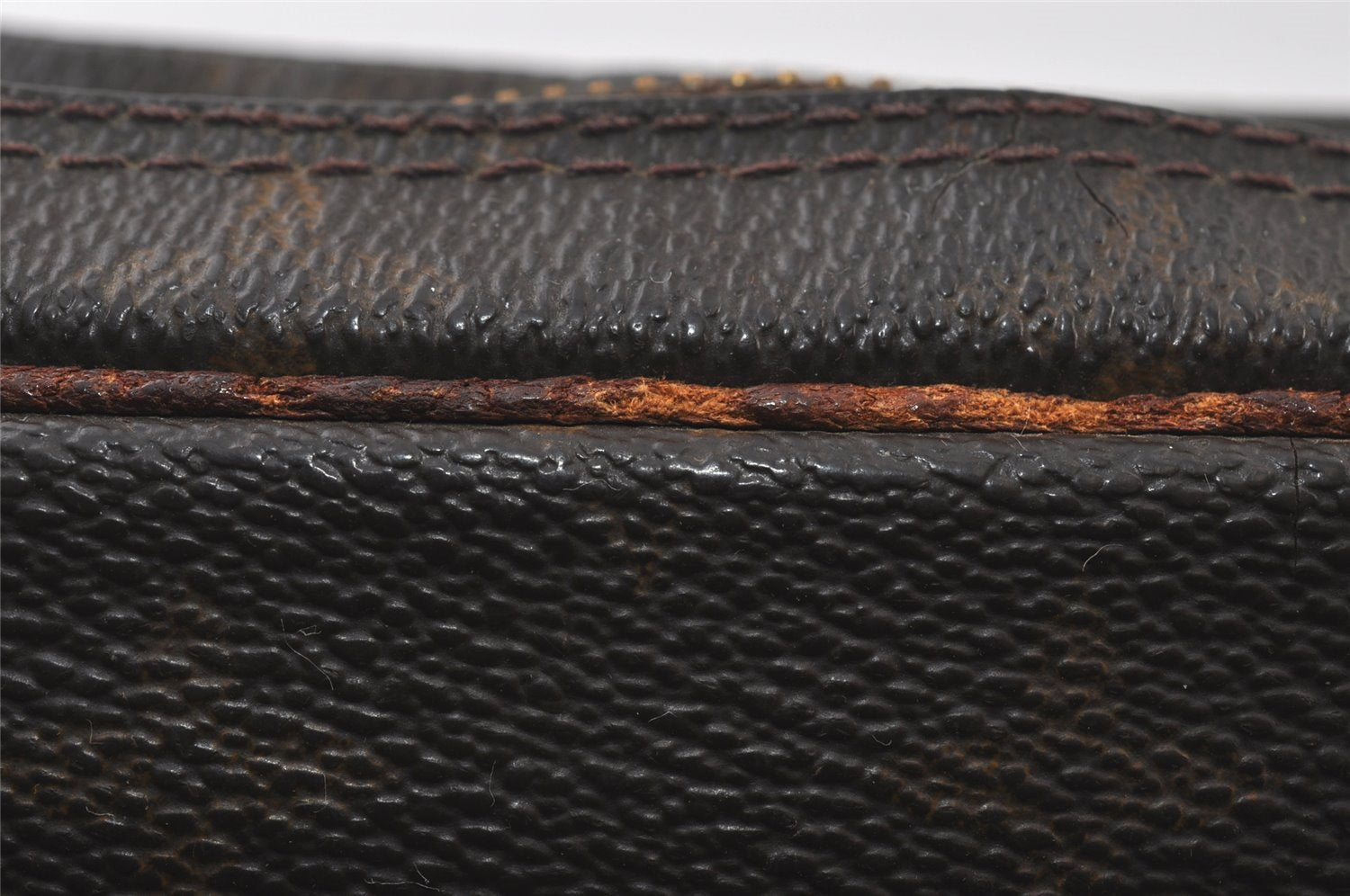 Authentic Louis Vuitton Monogram Marly Dragonne GM M51825 Clutch Hand Bag 4344I