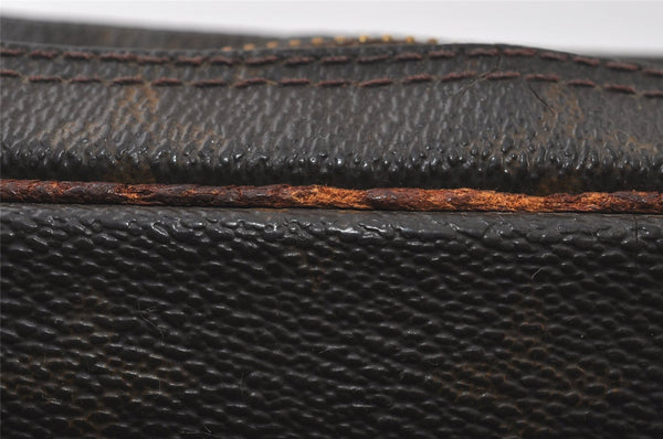 Authentic Louis Vuitton Monogram Marly Dragonne GM M51825 Clutch Hand Bag 4344I