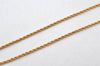 Authentic Christian Dior Gold Tone Chain Rhinestone Pendant Necklace CD 4344K