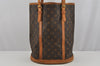 Authentic Louis Vuitton Monogram Bucket GM Shoulder Tote Bag M42236 Junk 4345J