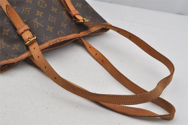 Authentic Louis Vuitton Monogram Bucket GM Shoulder Tote Bag M42236 Junk 4345J
