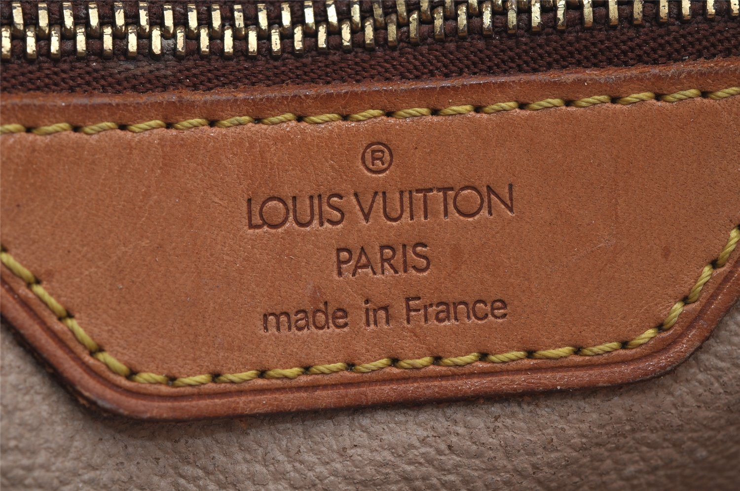 Authentic Louis Vuitton Monogram Bucket GM Shoulder Tote Bag M42236 Junk 4345J