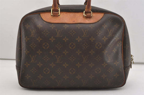 Authentic Louis Vuitton Monogram Deauville Hand Bag M47270 LV 4346J