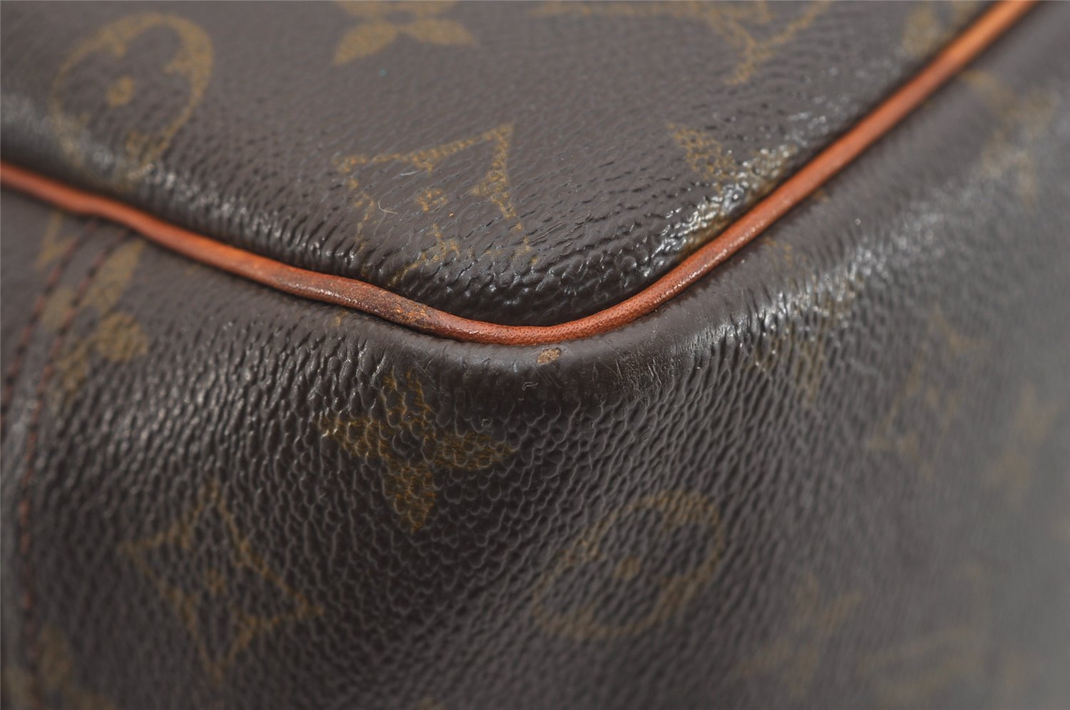 Authentic Louis Vuitton Monogram Deauville Hand Bag M47270 LV 4346J