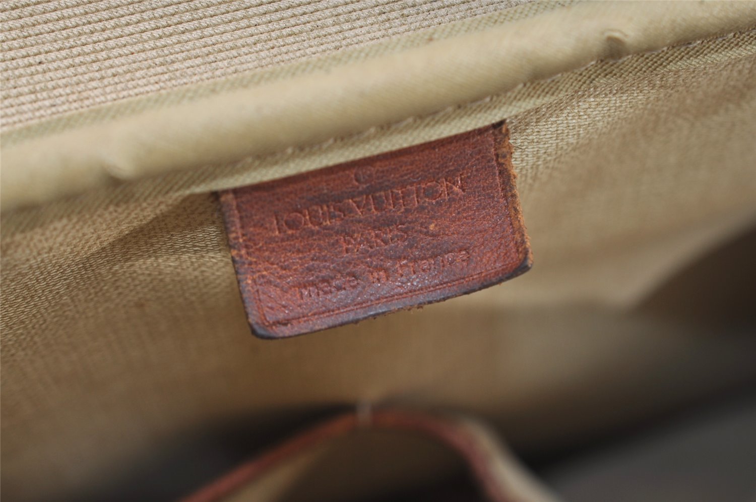 Authentic Louis Vuitton Monogram Deauville Hand Bag M47270 LV 4346J