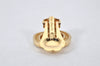 Authentic Christian Dior Clip-On Earrings Rhinestone Gold Plated CD 4346K