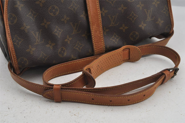 Authentic Louis Vuitton Monogram Saumur 35 Shoulder Cross Bag M42254 LV 4347J