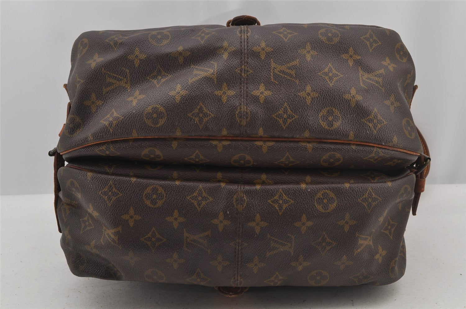 Authentic Louis Vuitton Monogram Saumur 35 Shoulder Cross Bag M42254 LV 4347J