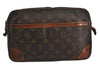 Authentic Louis Vuitton Monogram Compiegne 28 Clutch Hand Bag M51845 LV 4348J