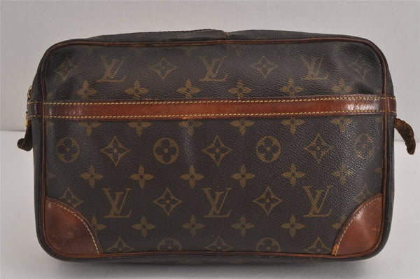 Authentic Louis Vuitton Monogram Compiegne 28 Clutch Hand Bag M51845 LV 4348J