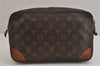 Authentic Louis Vuitton Monogram Compiegne 28 Clutch Hand Bag M51845 LV 4348J